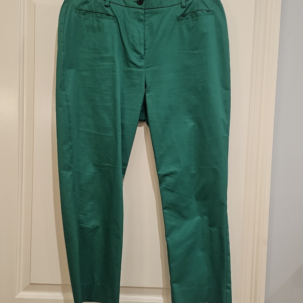 Simply Vera Vera Wang Kelly Green Women's Dress Pants